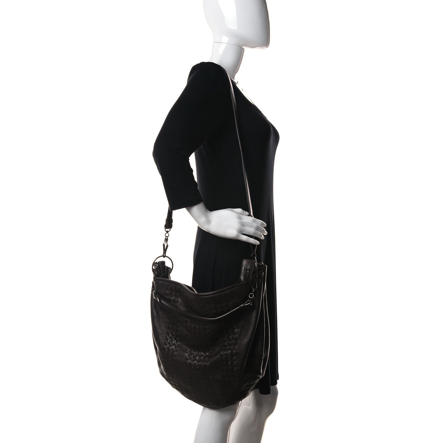 Bottega Veneta Nappa Intrecciato Veneta Hobo Ebano 2 of 29