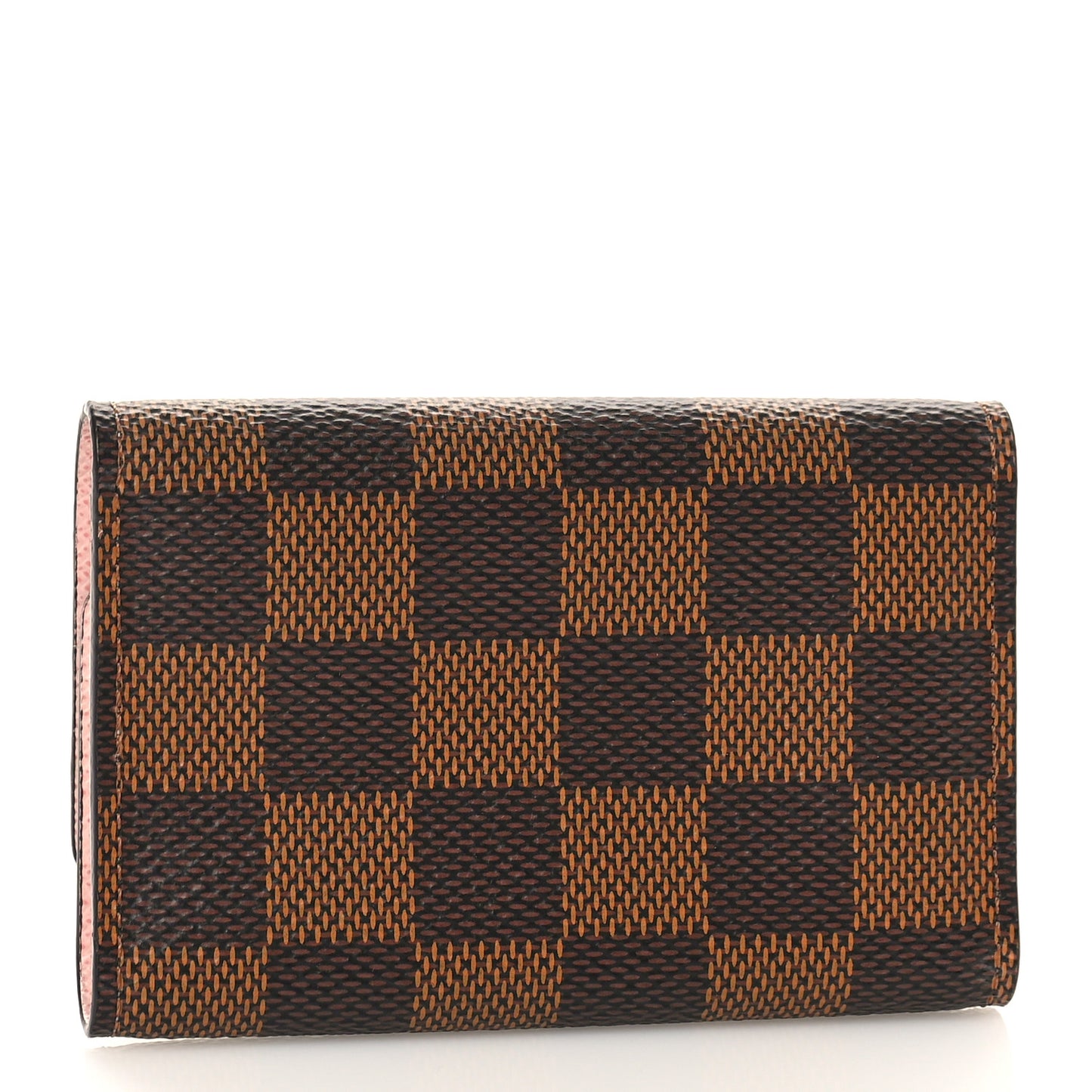 Damier Ebene Multicles 6 Key Holder Rose Ballerine