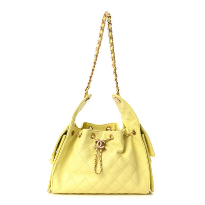 Chanel Caviar Quilted Small Chanel 25 Handbag Light Yellow 1 of 11