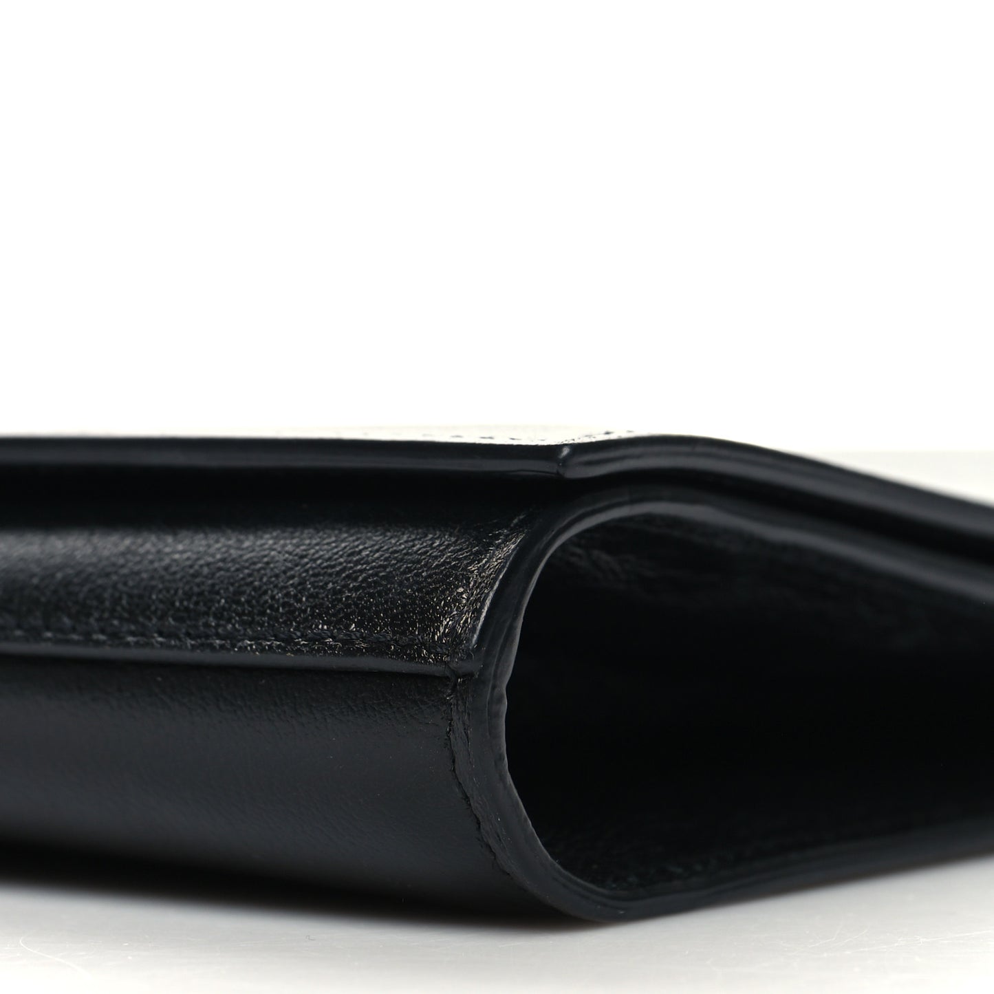 Calfskin Monogram Large Belle De Jour Clutch Black