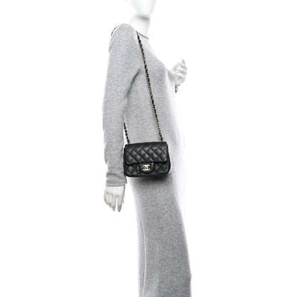 Chanel Caviar Quilted Mini Square Flap Black 2 of 10