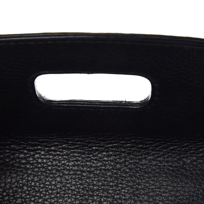 Gucci Calfskin Medium New Bamboo Top Handle Bag Black 9 of 9