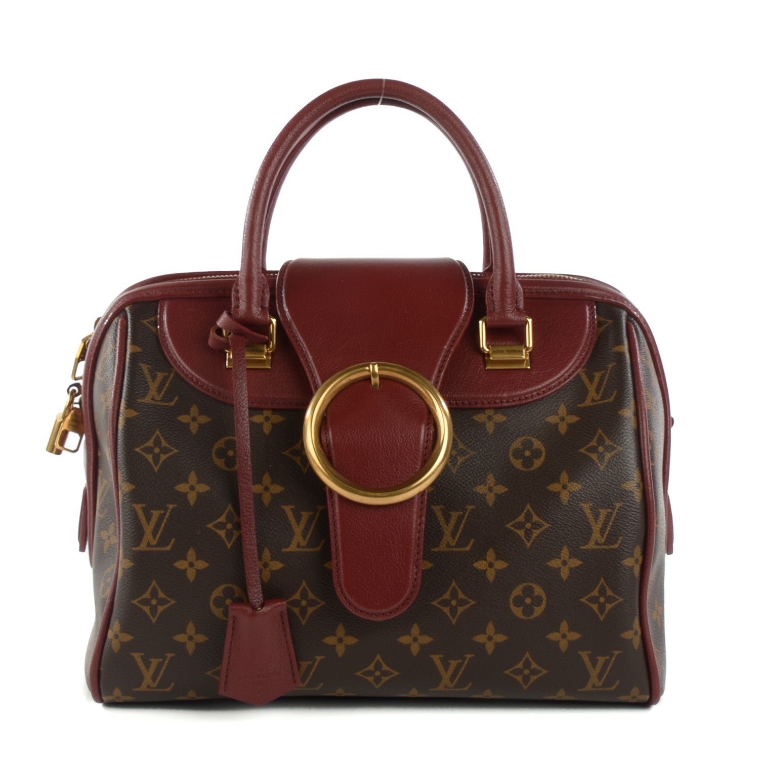 Louis Vuitton Monogram Golden Arrow Speedy Burgundy 1 of 8