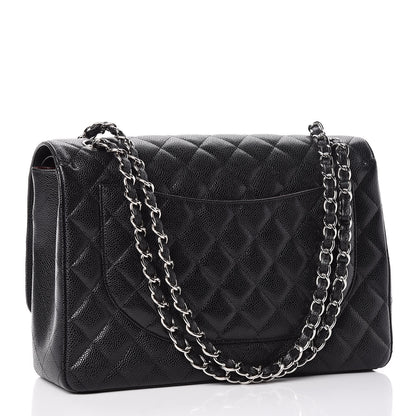 Chanel Caviar Quilted Maxi Double Flap Black 3 of 10