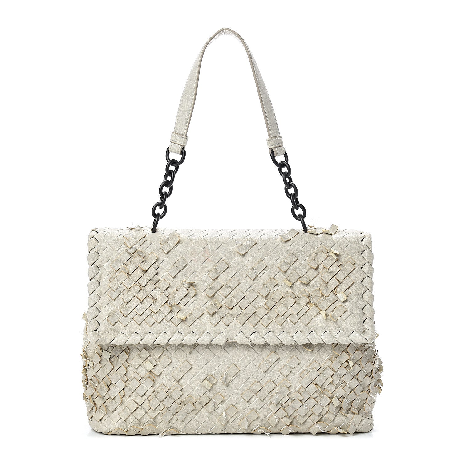 Bottega Veneta Nappa Tobu Intrecciato Olimpia Shoulder Bag Mist 1 of 11