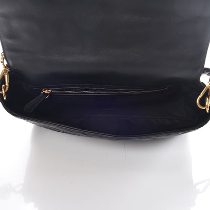Fendi Nappa FF 1974 Embossed Baguette Black 7 of 11