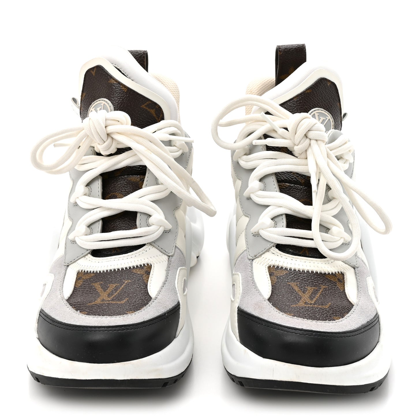 Patent Monogram LV Archlight Sneakers 38 White