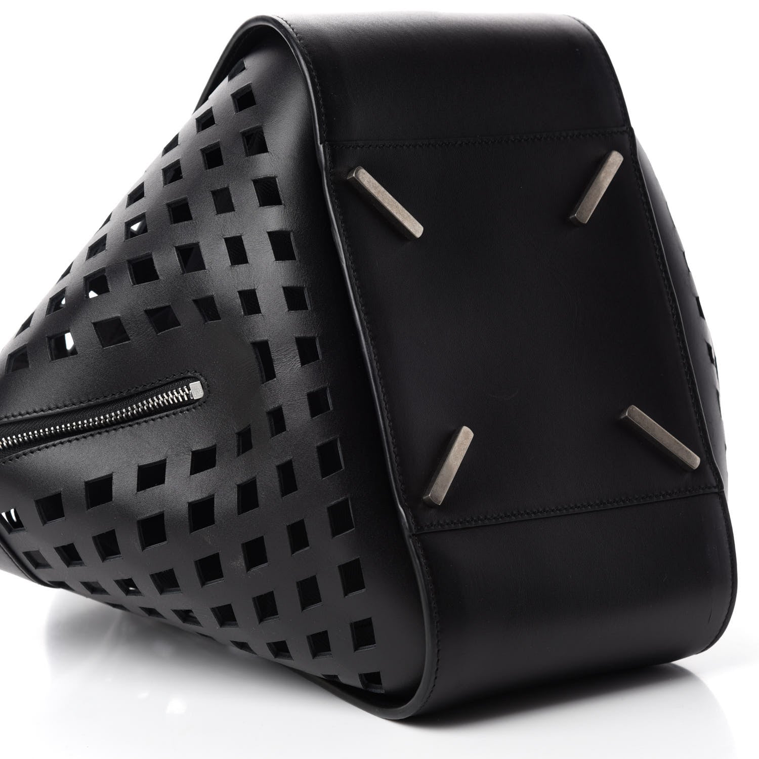 Loewe Calfskin Medium Tulip Hammock Shoulder Bag Black 7 of 11