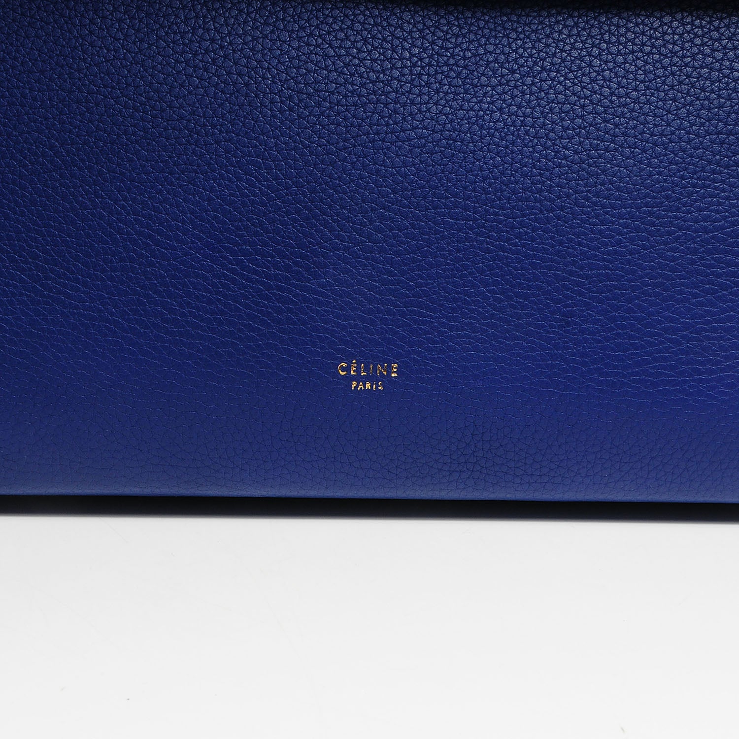 Celine Drummed Calfskin Small Belt Bag Indigo 8 of 10