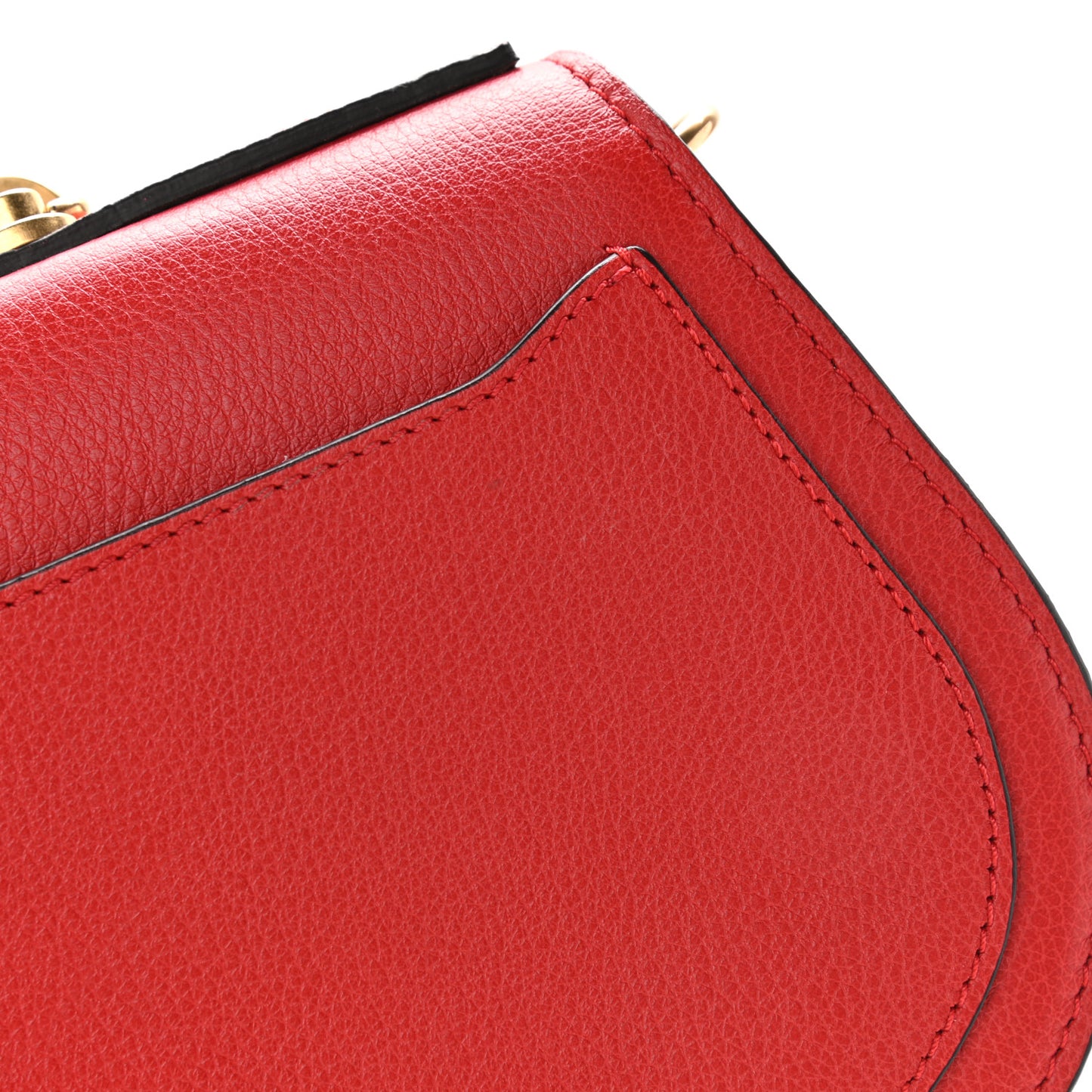 Calfskin Small Nile Bracelet Bag Earthy Red