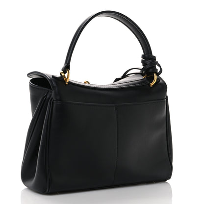 Balenciaga Natural Smooth Calfskin Mini Rodeo Top Handle Handbag Black 2 of 12
