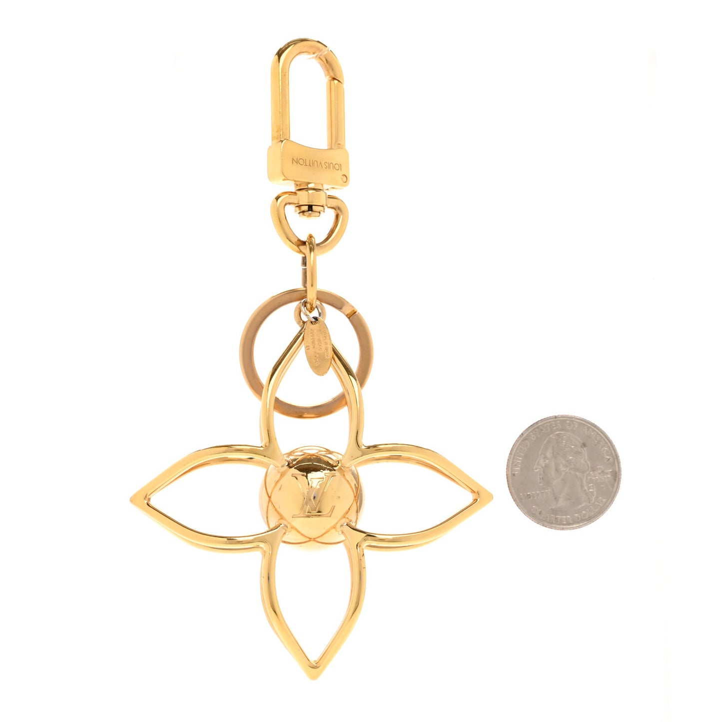 Sphere Bag Charm Gold