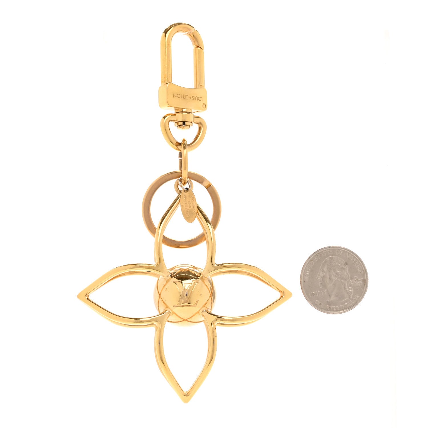 Louis Vuitton Sphere Bag Charm Gold 2 of 6