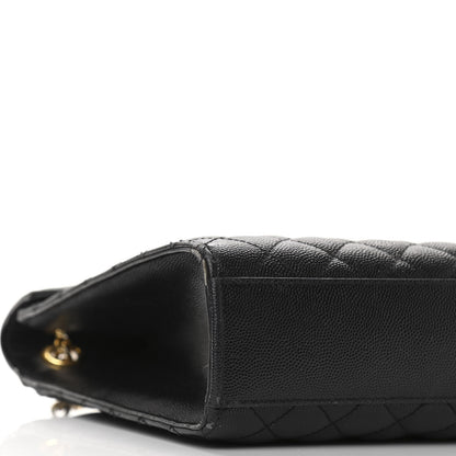 Saint Laurent Grain De Poudre Textured Mixed Matelasse Large Triquilt Monogram Satchel Black 9 of 12