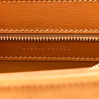 Gucci Suede Shearling Horsebit 1955 Shoulder Bag Honey Beige Milk 7 of 10