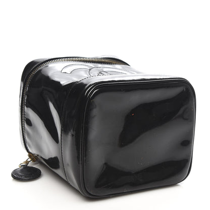 Chanel Patent Vanity Cosmetic Case Black 4 of 10