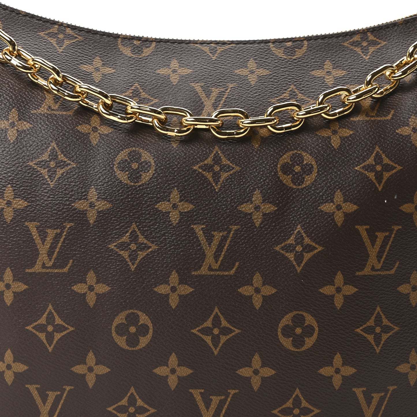 Reverse Monogram Loop Hobo
