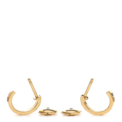 Cartier 18K Yellow Gold Small LOVE Hoop Earrings 3 of 5