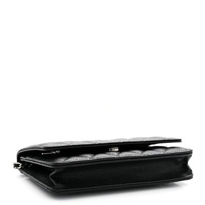 Chanel Caviar Quilted Wallet on Chain WOC Black 4 of 11