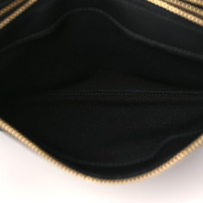 Celine Lambskin Large Trio Crossbody Bag Black 7 of 11