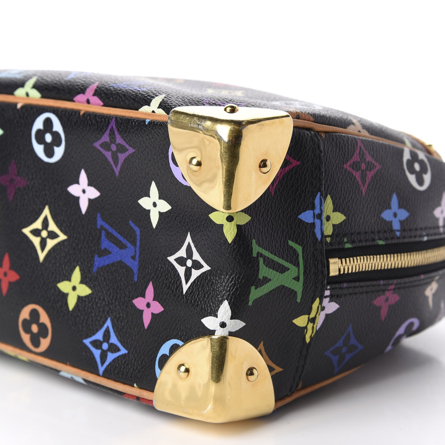 Louis Vuitton Monogram Multicolor Trouville Black 6 of 11