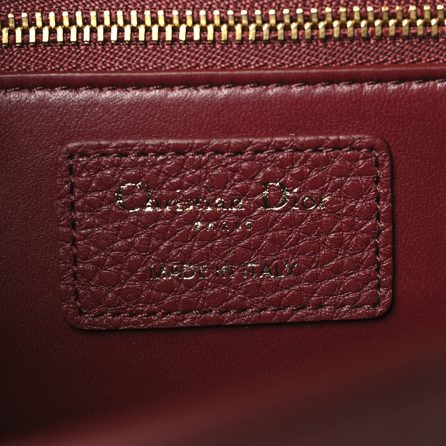 Christian Dior Grained Calfskin 30 Montaigne Flap Bag Red Brick 6 of 10
