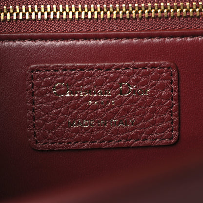 Christian Dior Grained Calfskin 30 Montaigne Flap Bag Red Brick 6 of 10