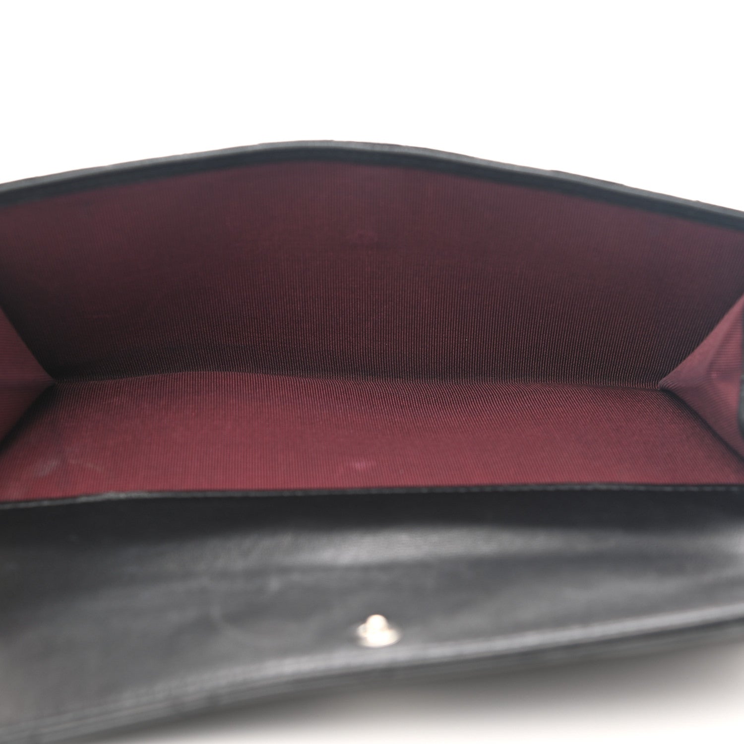 Chanel Lambskin Quilted Long Flap Wallet Black 6 of 8