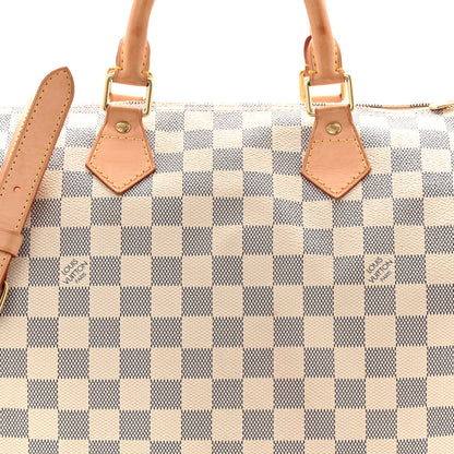 Louis Vuitton Damier Azur Speedy Bandouliere 35 8 of 12