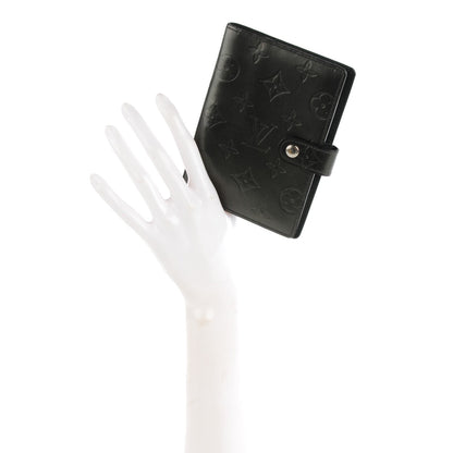 Louis Vuitton Mat Monogram Small Ring Agenda Cover Black 2 of 7