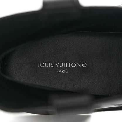 Louis Vuitton Calfskin Monogram Downtown Ankle Boots 38 Black 7 of 10