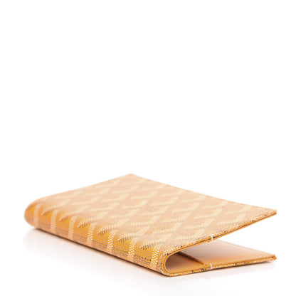 Goyard Goyardine Passport Holder Yellow 3 of 5