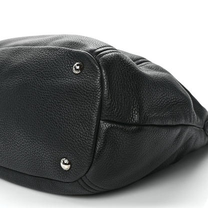 Prada Vitello Phenix Hobo Black 10 of 12