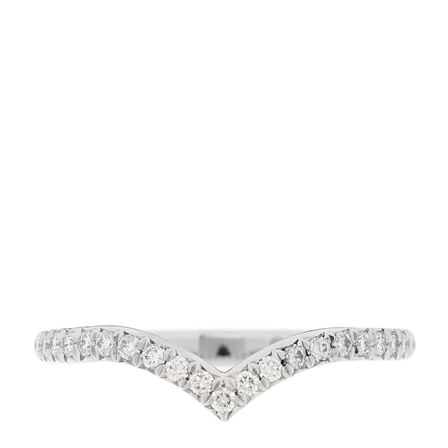 Platinum Diamond Soleste V Band Ring 53 6.5