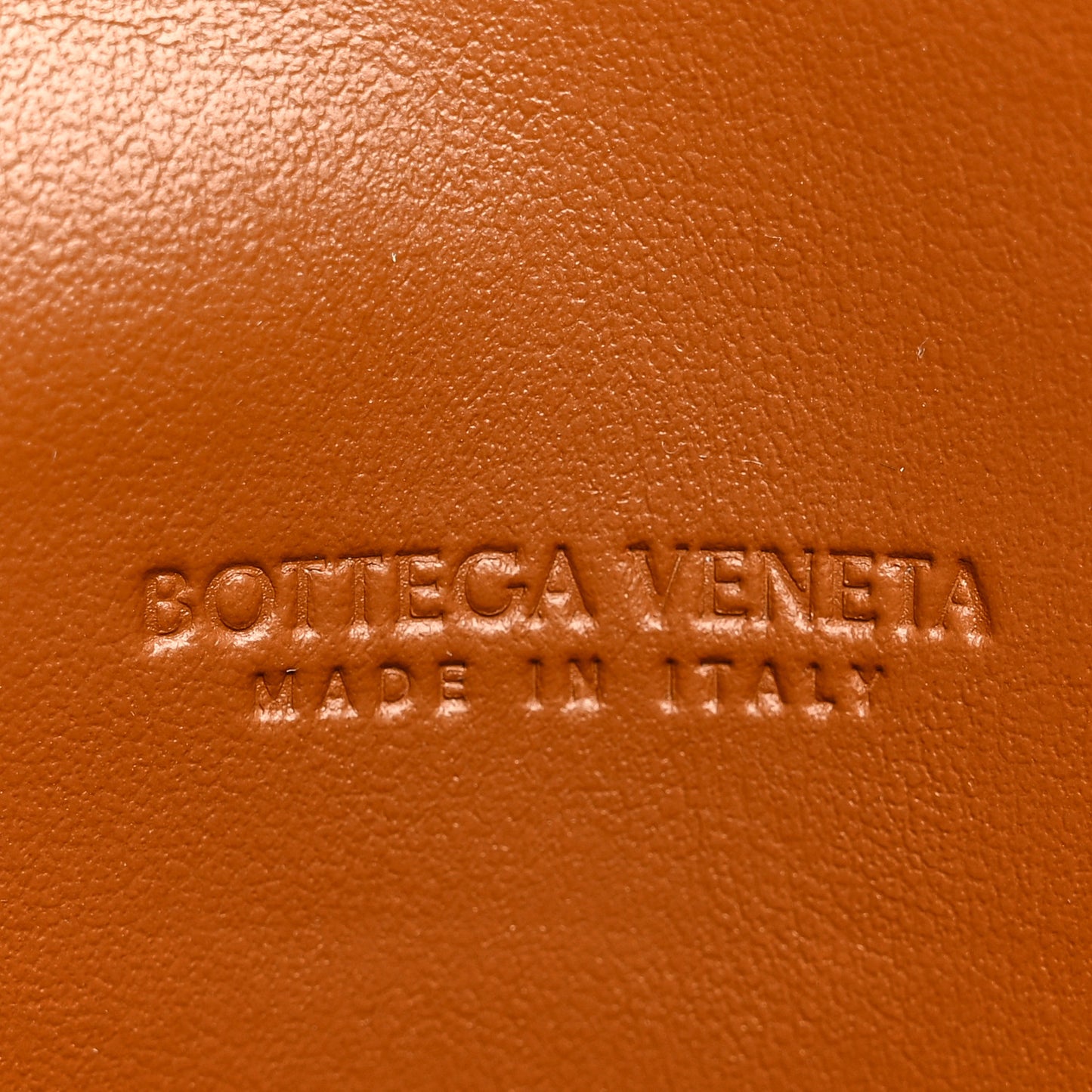 Nappa Intrecciato Long Andiamo Top Handle Clutch  Amber