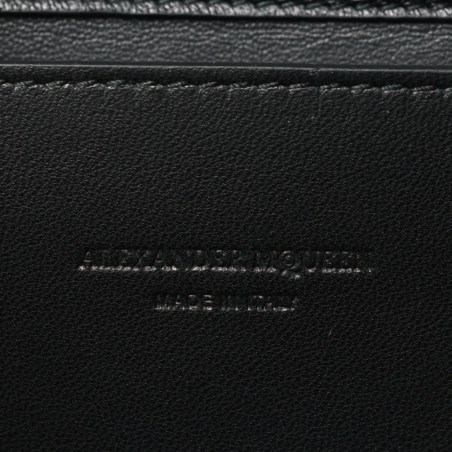 Calfskin Insignia Pouch Black