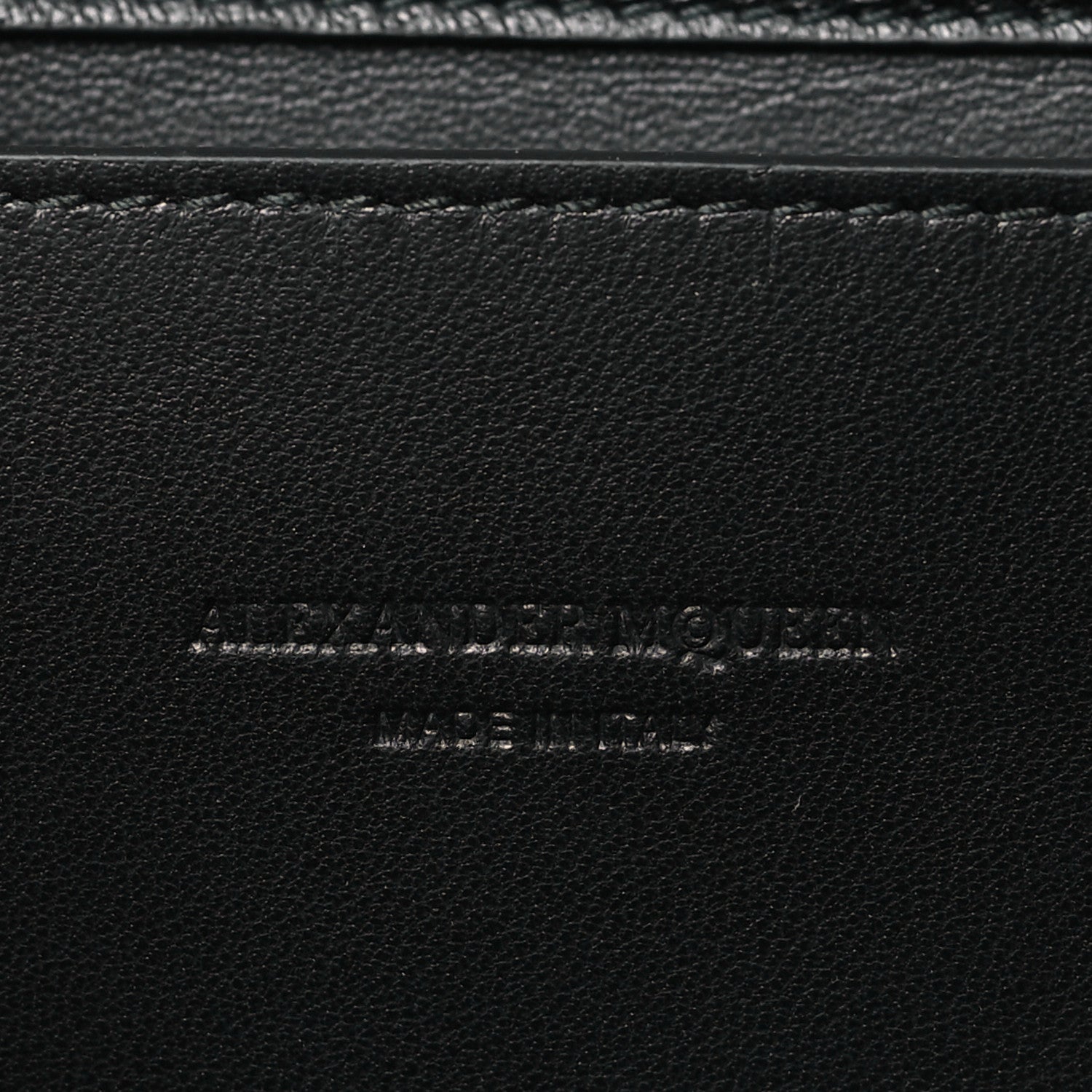 Alexander McQueen Calfskin Insignia Pouch Black 6 of 9