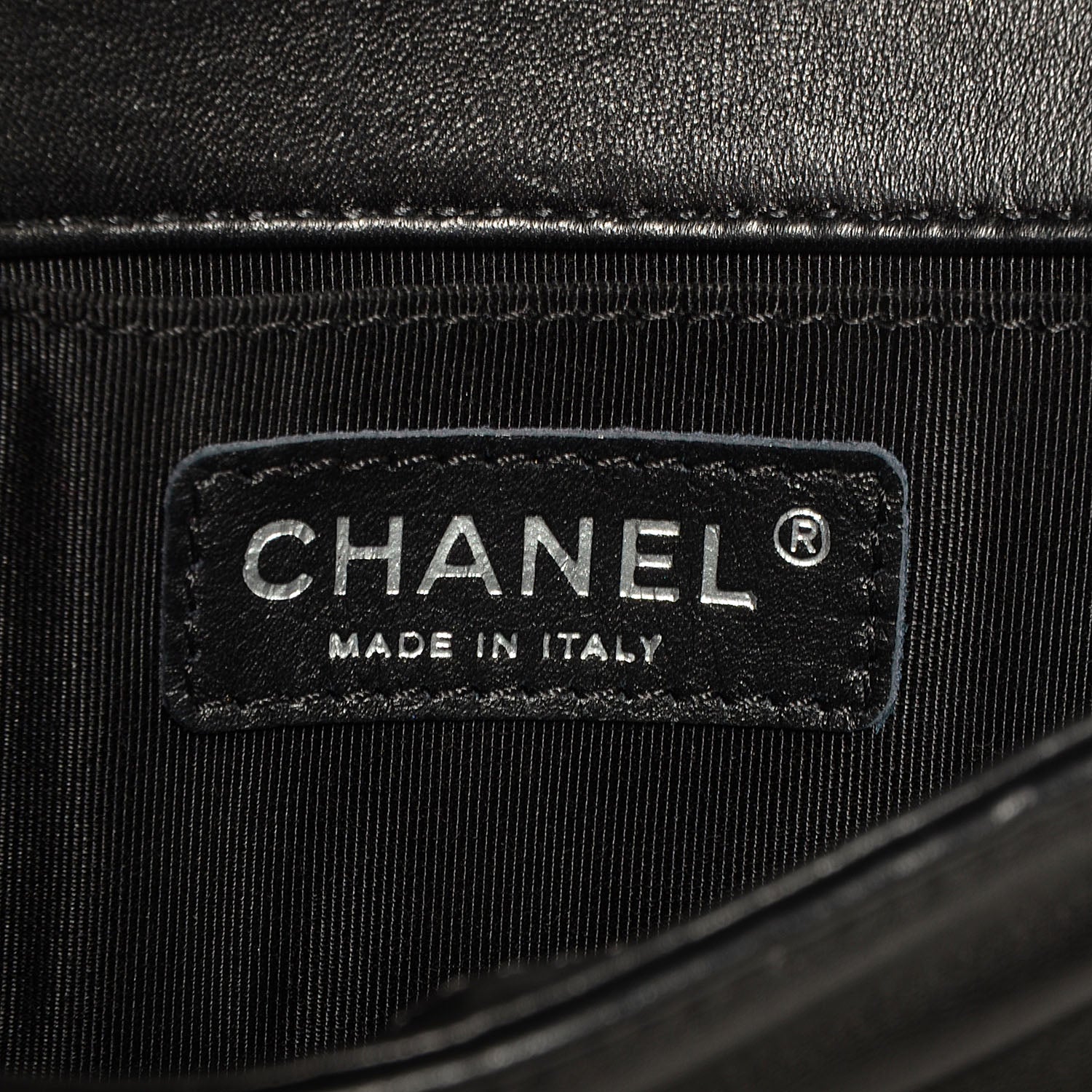 Chanel Lambskin Quilted Small Boy Flap Black 6 of 7