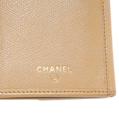 Chanel Leather Clutch Wallet Beige 6 of 7