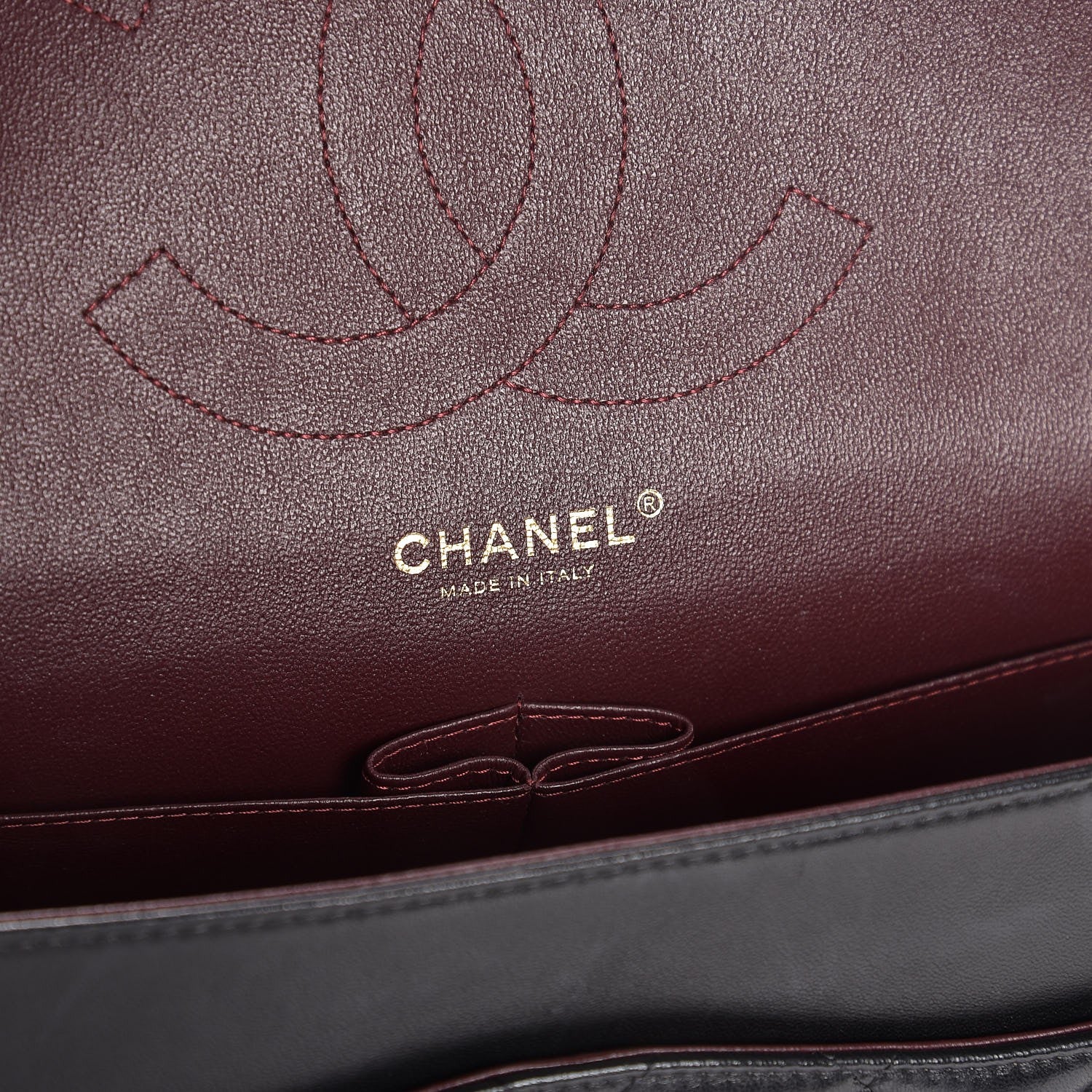 Chanel Lambskin Quilted Jumbo Double Flap Black 6 of 9