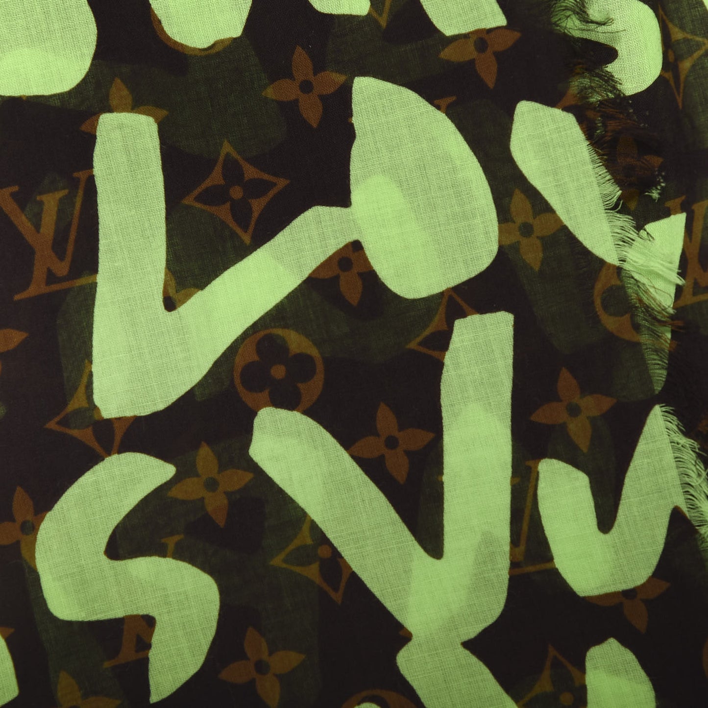 Cotton Graffiti Pareo Green
