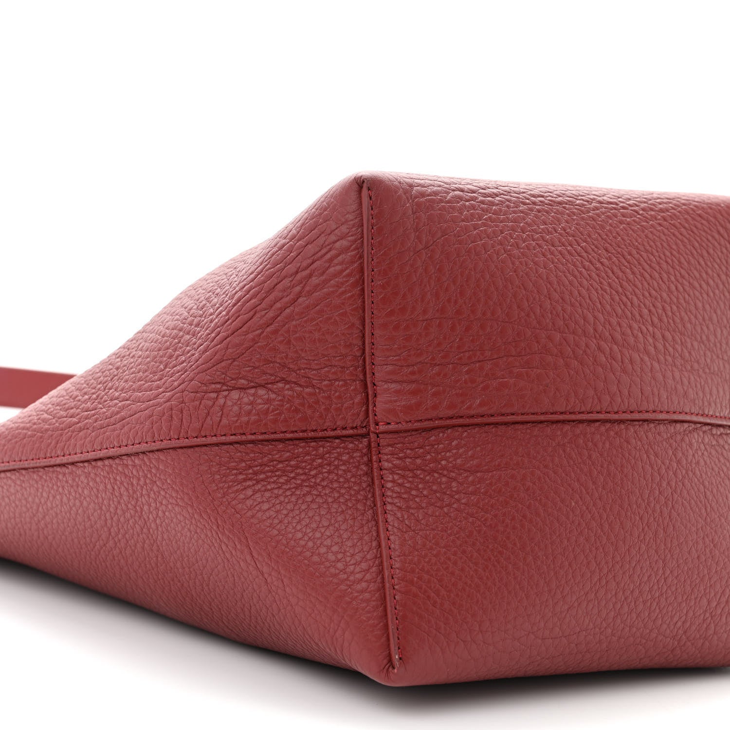 The Row Grained Calfskin Small N/S Park Tote Terracotta 9 of 10