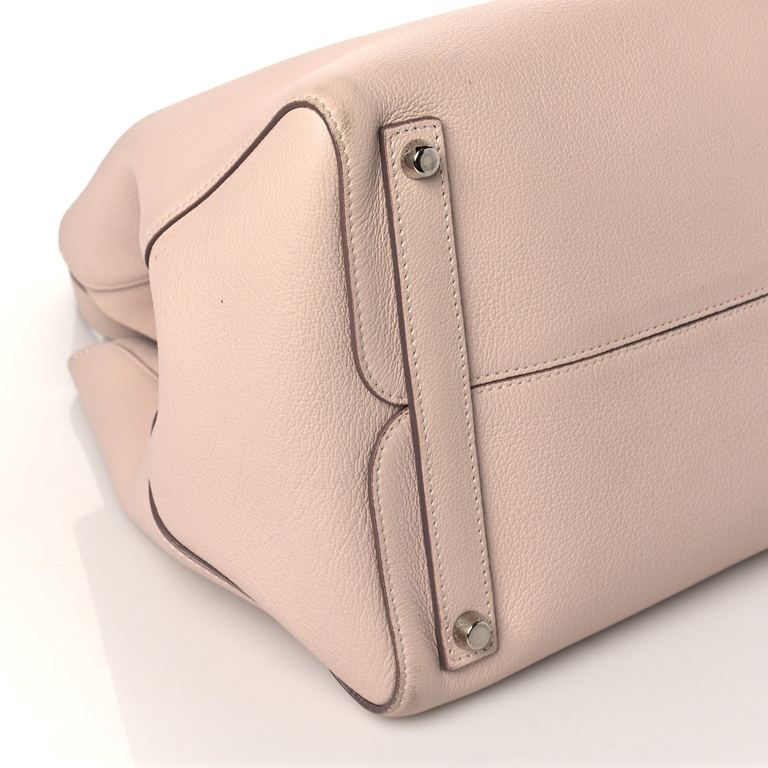 Christian Dior Supple Grained Calfskin Medium Open Bar Tote Rose Poudre 7 of 8