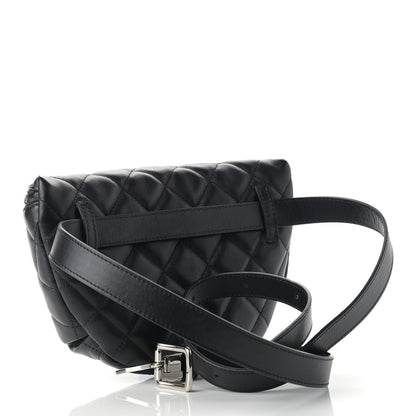 Chanel Lambskin Quilted Waist Belt Bag Black 3 of 9
