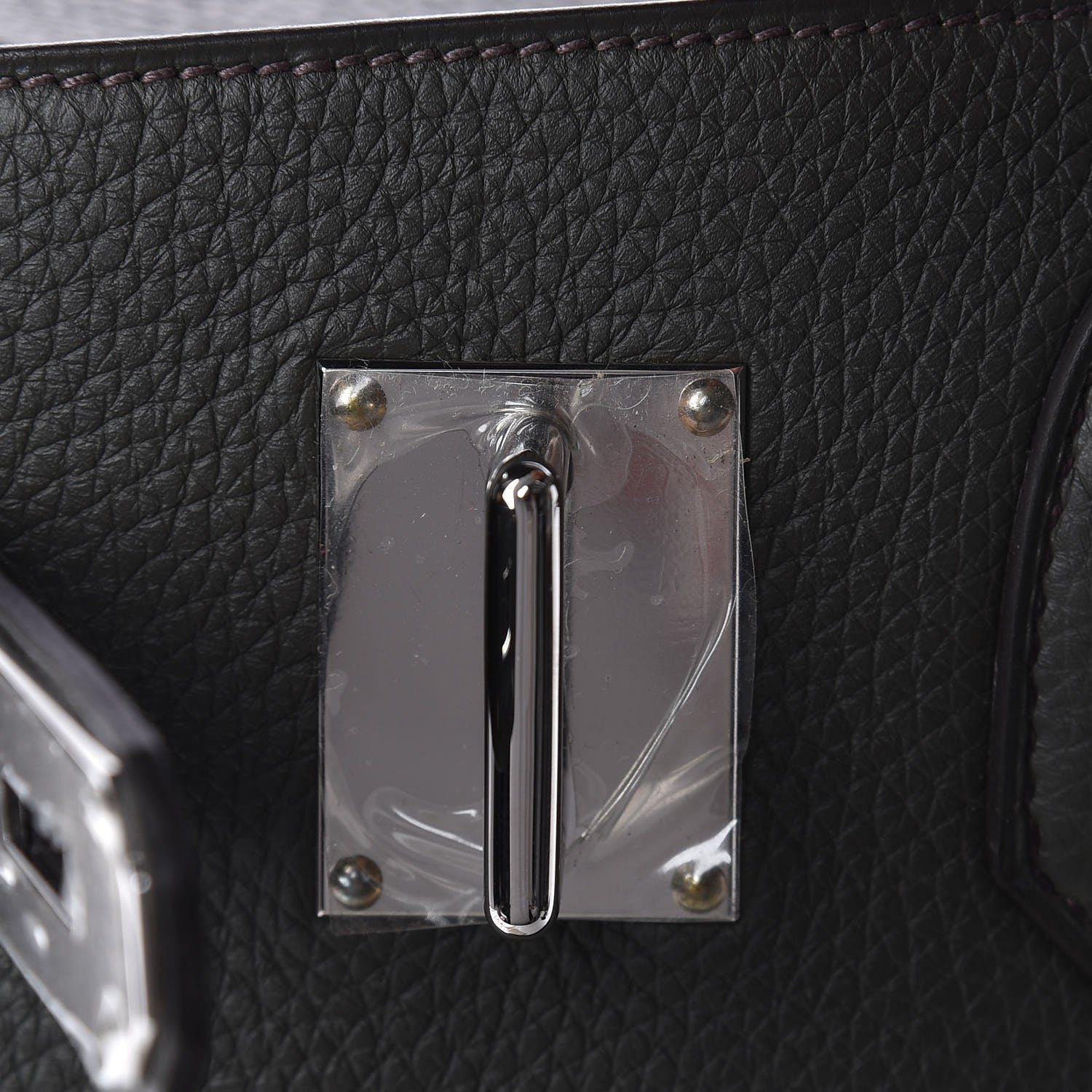 Hermes Taurillon Clemence HAC Birkin 40 Vert De Gris 24 of 30