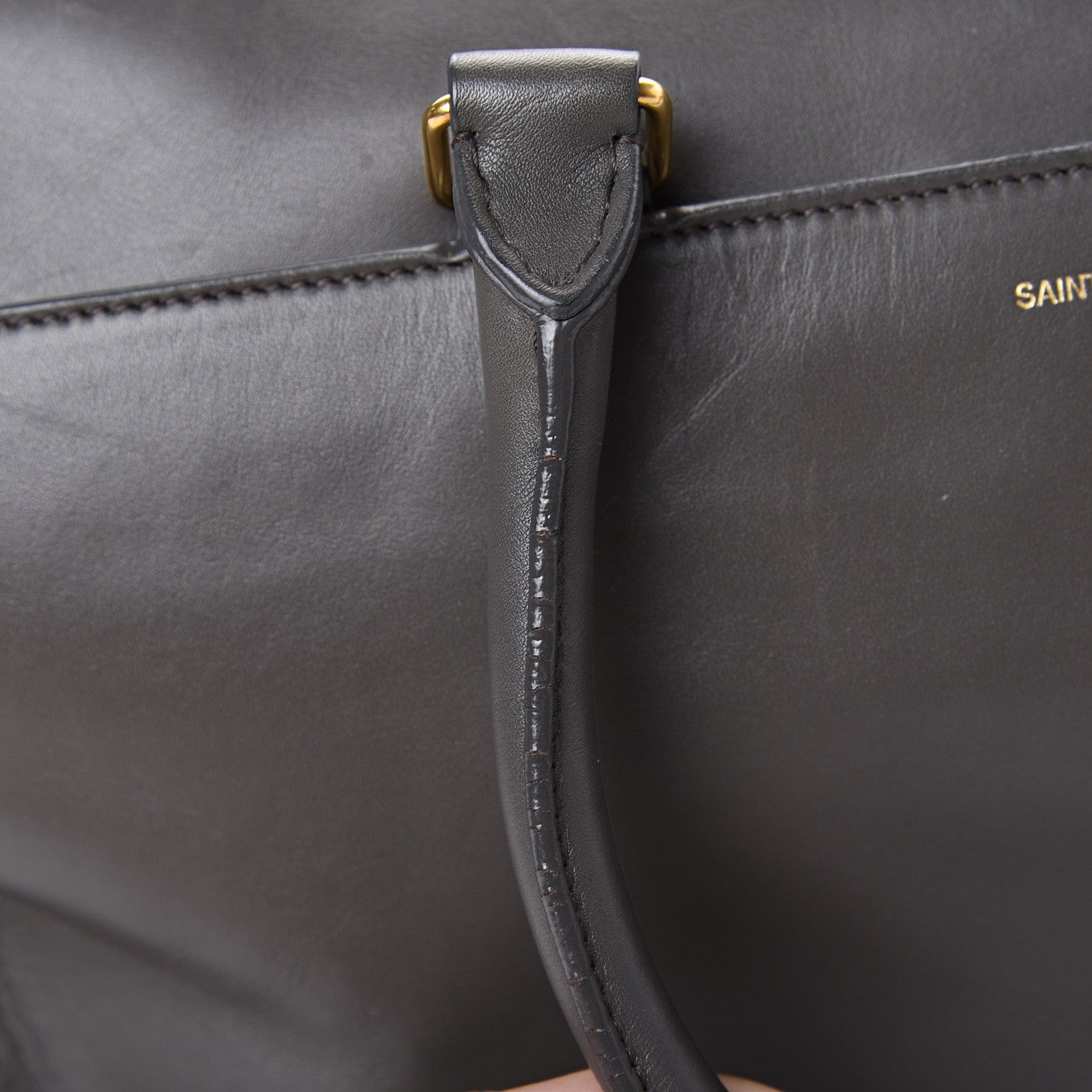 Saint Laurent Calfskin Classic Duffle 6 Earth 19 of 23