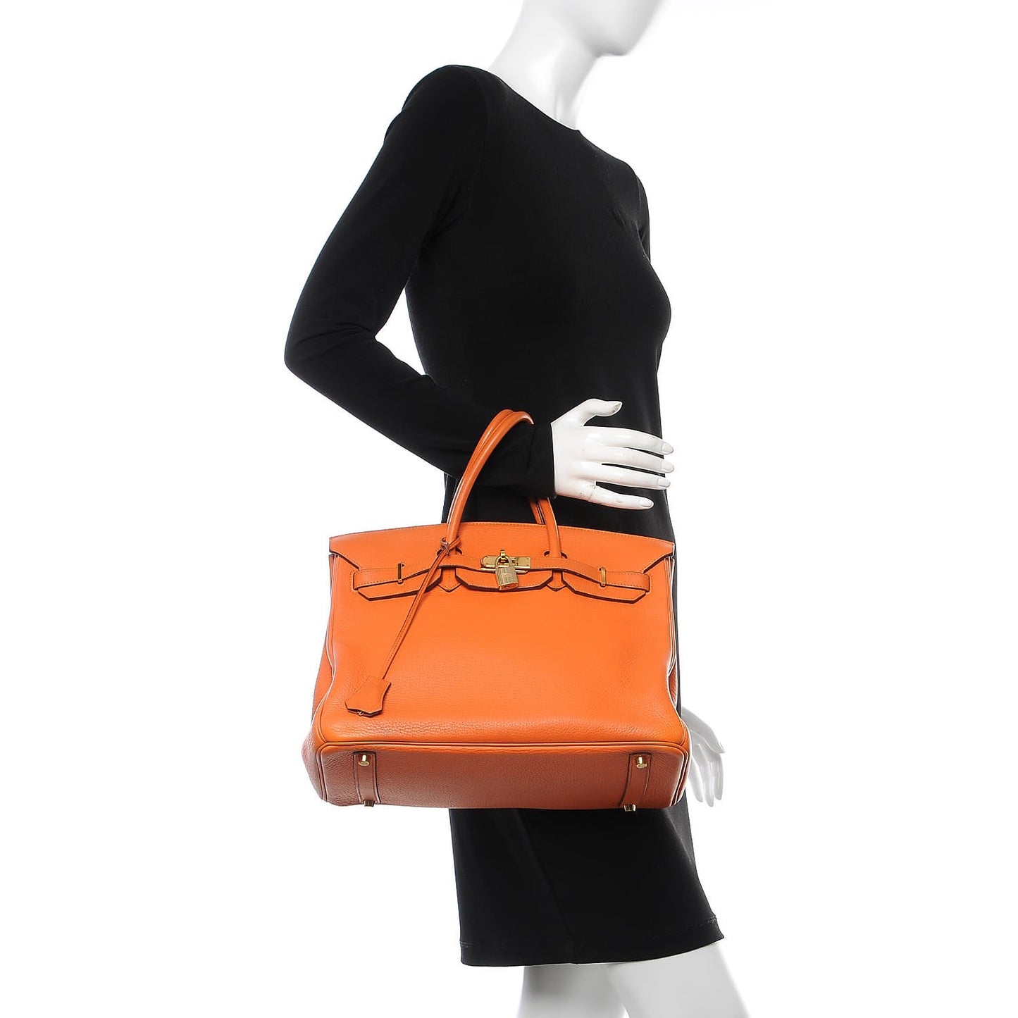 Togo Birkin 35 Orange