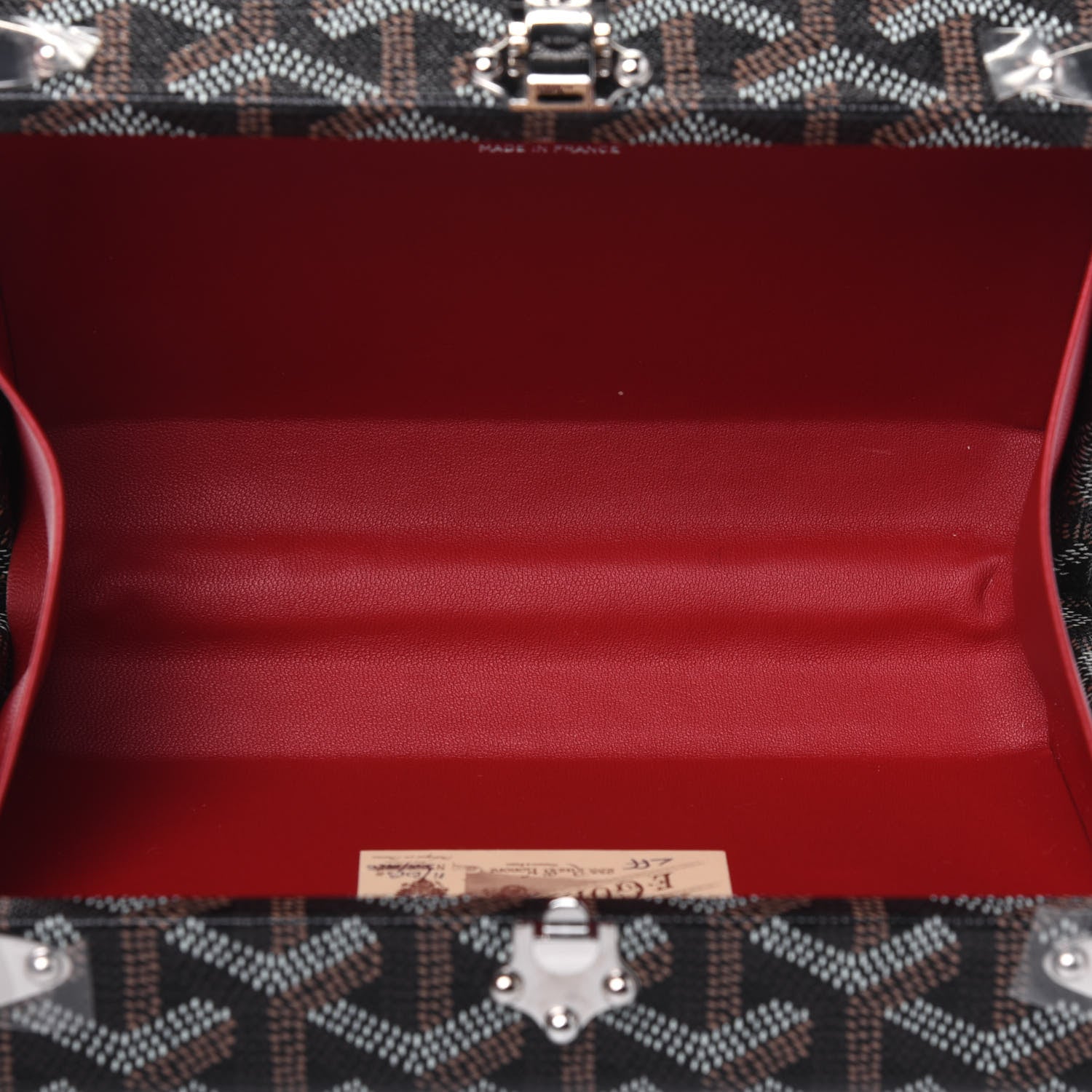 Goyard Goyardine Minaudiere Trunk Bag Black 5 of 11