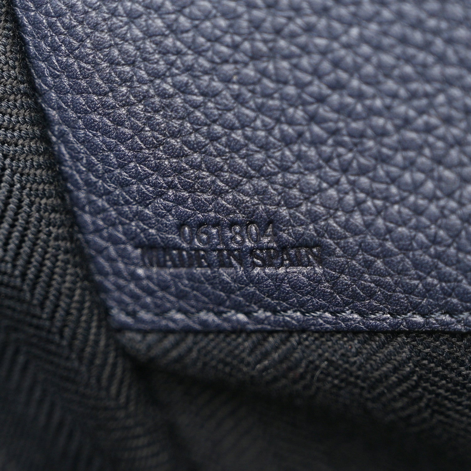 Loewe Calfskin Small Hammock Shoulder Bag Midnight Blue Black 7 of 10