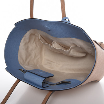 Gucci Dollar Calfskin Small Swing Tote Camelia Mineral Blue 5 of 6